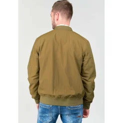 Blouson DINOL vert en coton