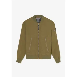 Blouson DINOL vert en coton
