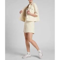Blouson Femme en Coton écru