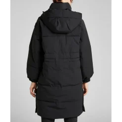 Blouson Femme Long Puffer noir