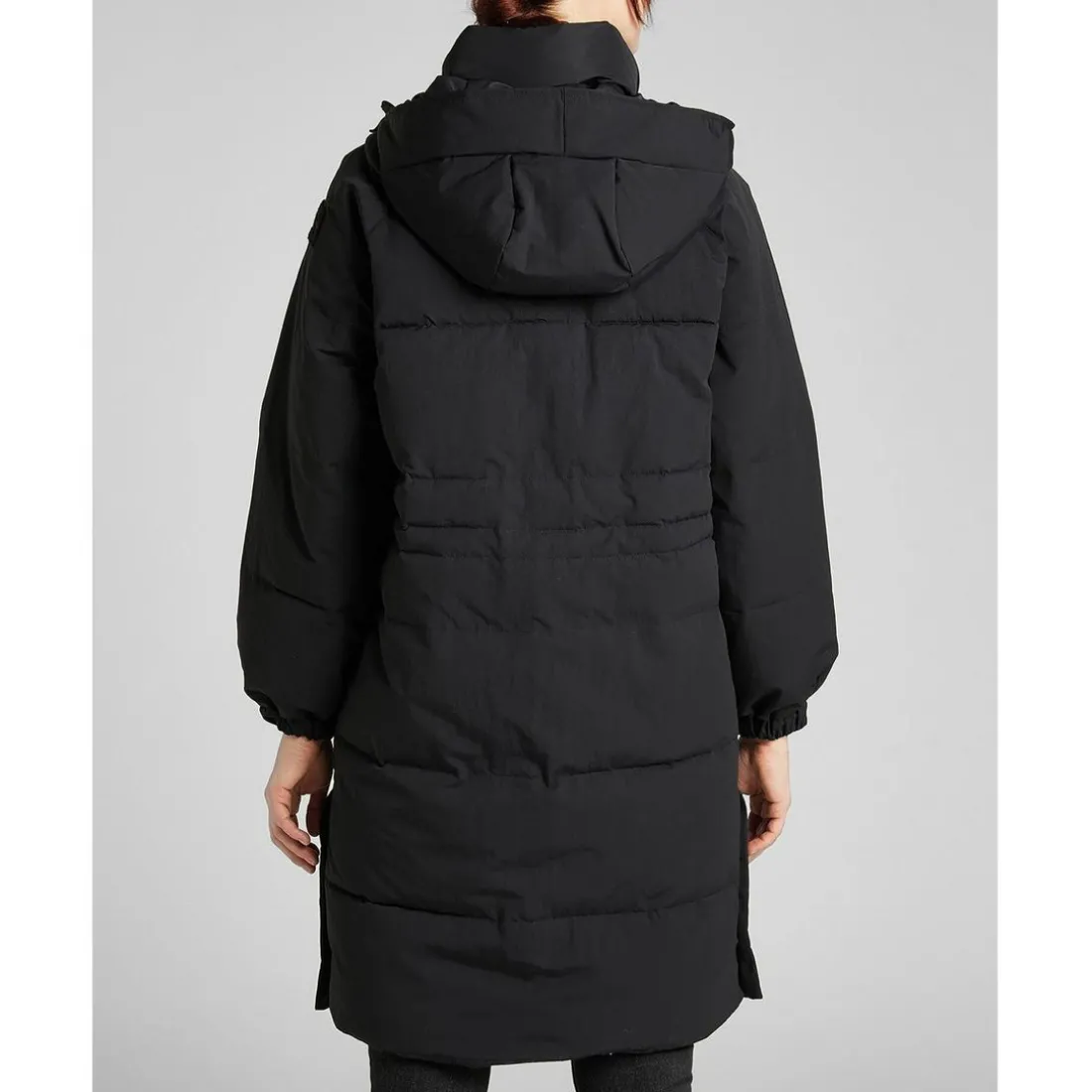Blouson Femme Long Puffer noir