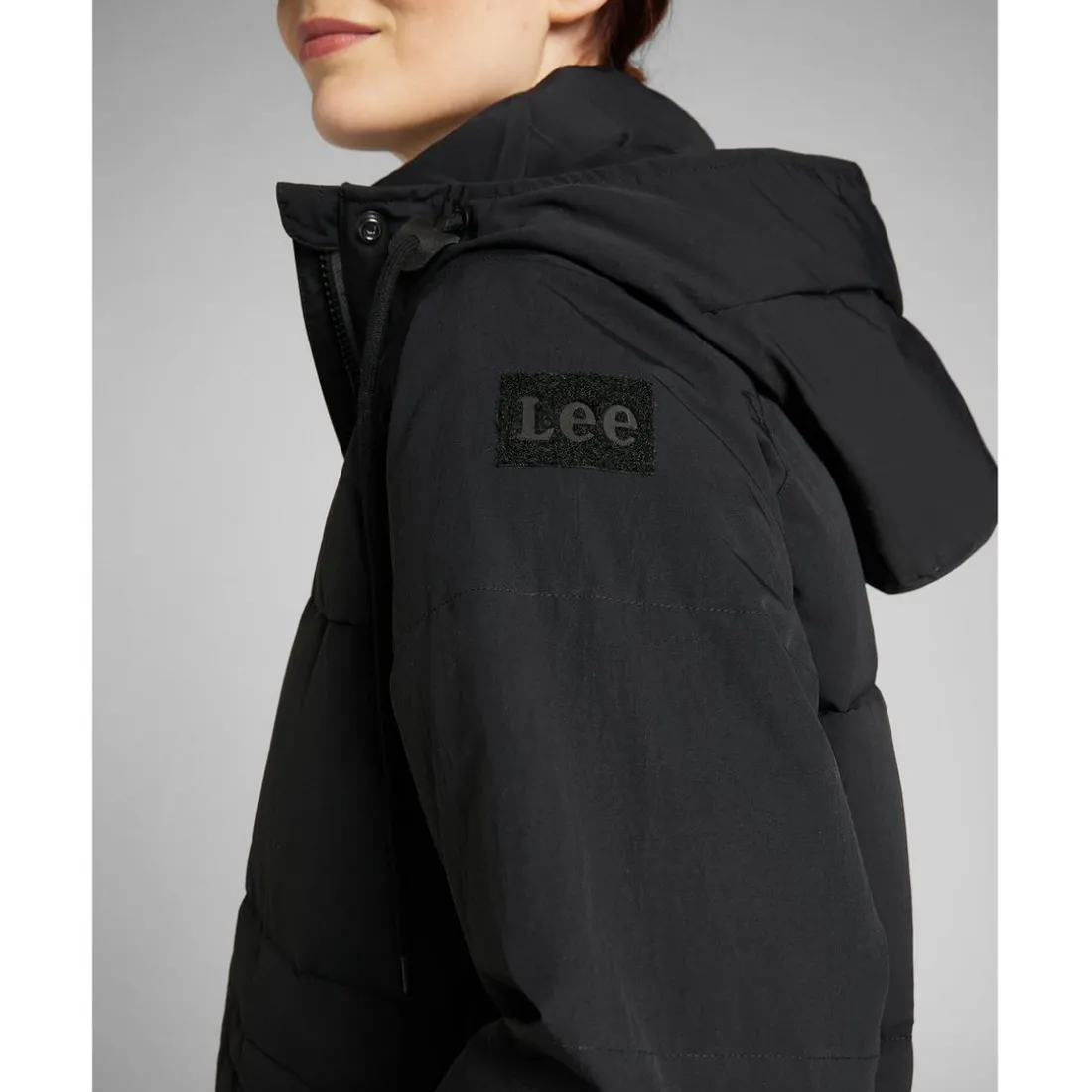 Blouson Femme Long Puffer noir