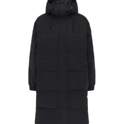 Blouson Femme Long Puffer noir