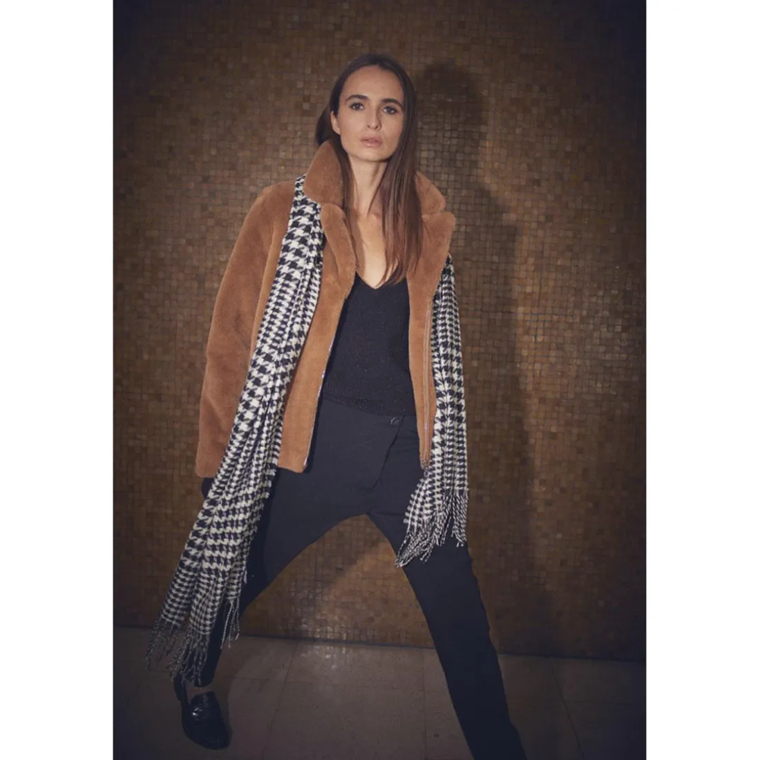 Blouson YAE marron