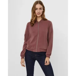 Bombers anti-froid Col rond Manches longues Longueur regular violet
