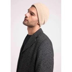 Bonnet unisexe en cachemire new beige creme