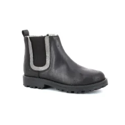 Boots enfant GROOKY Noir en cuir