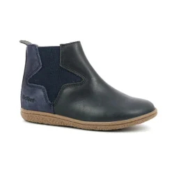 Boots enfant VERMILLON Bleu marine en cuir