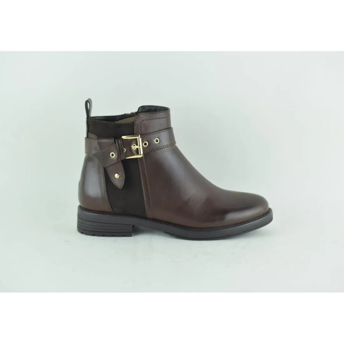 Boots Femme Marron