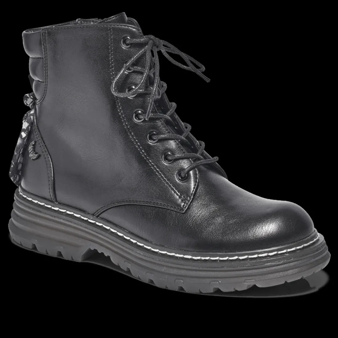 Boots femme noir léopard REVEUSE