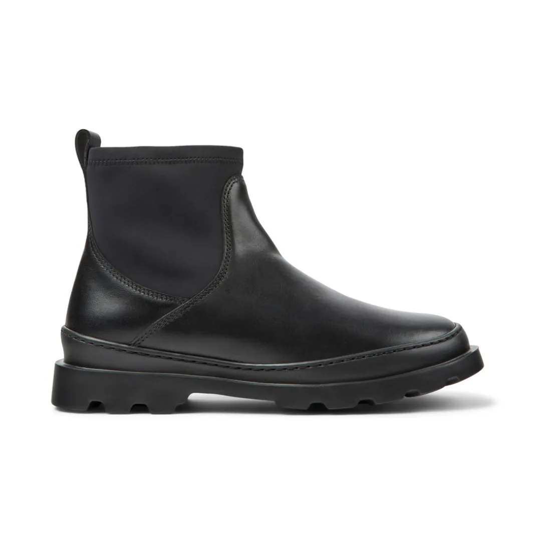 Bottes chelsea Brutus noir en cuir