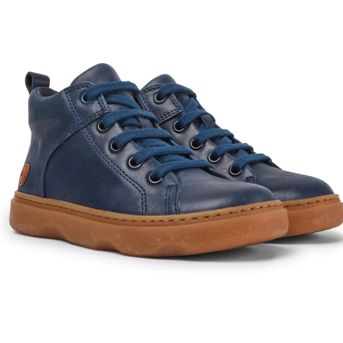 Bottines enfant - Kiddo Kids bleu marine en cuir