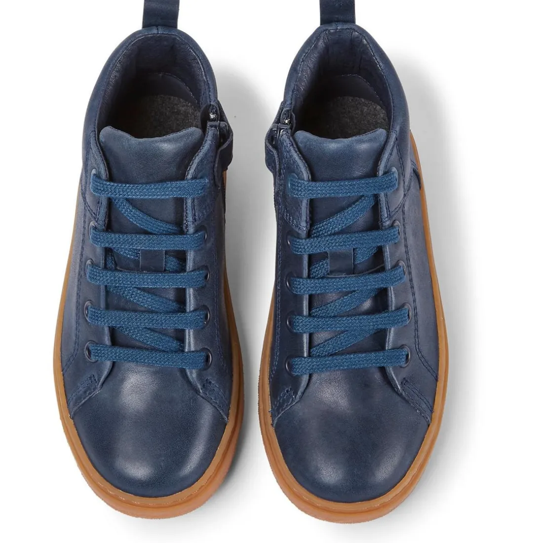Bottines enfant - Kiddo Kids bleu marine en cuir
