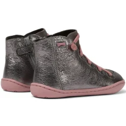 Bottines enfant - Peu Cami Kids argent en cuir