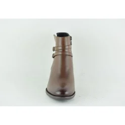 Bottines femme en cuir CAMEL