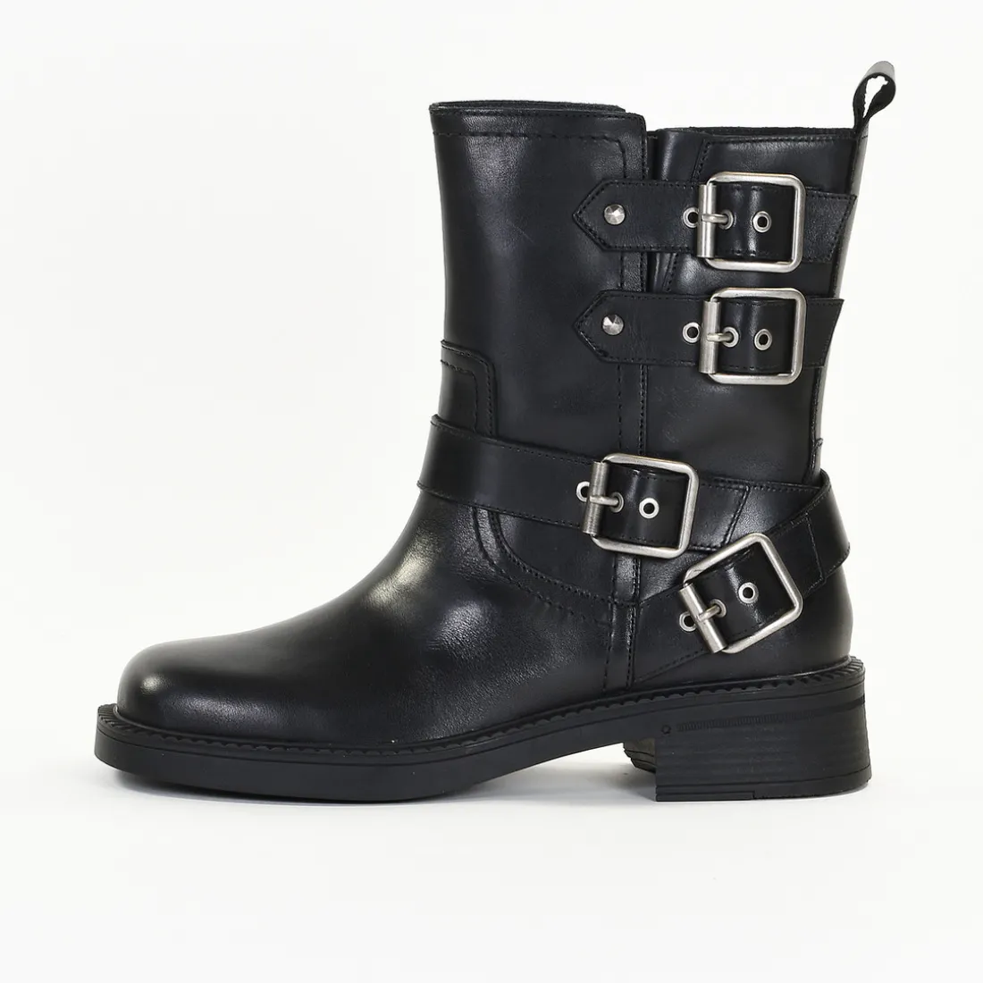 Bottines Femme en Cuir EAGLE Noir Lisse