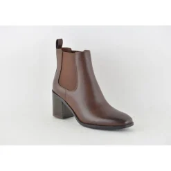 Bottines Femme en simili Marron