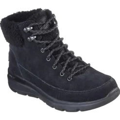 Bottines femme GLACIAL ULTRA - WOODLANDS noir en cuir