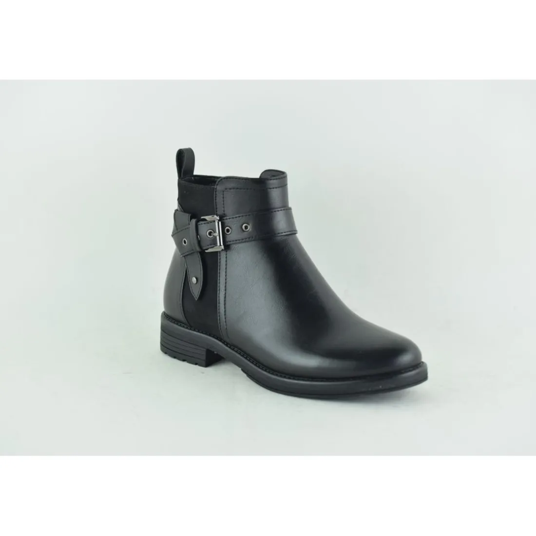 Bottines Femme Noir bout rond