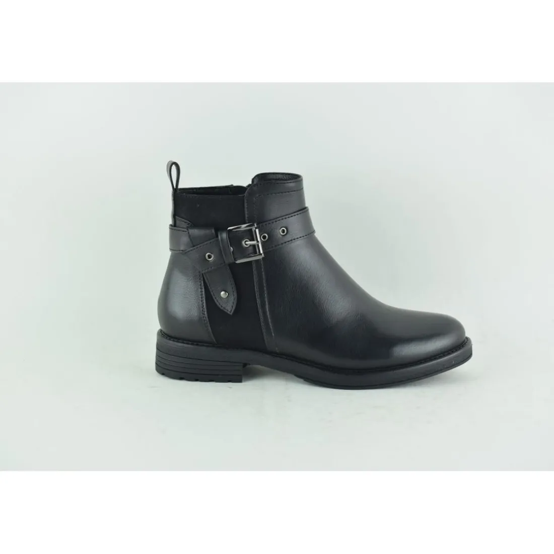 Bottines Femme Noir bout rond