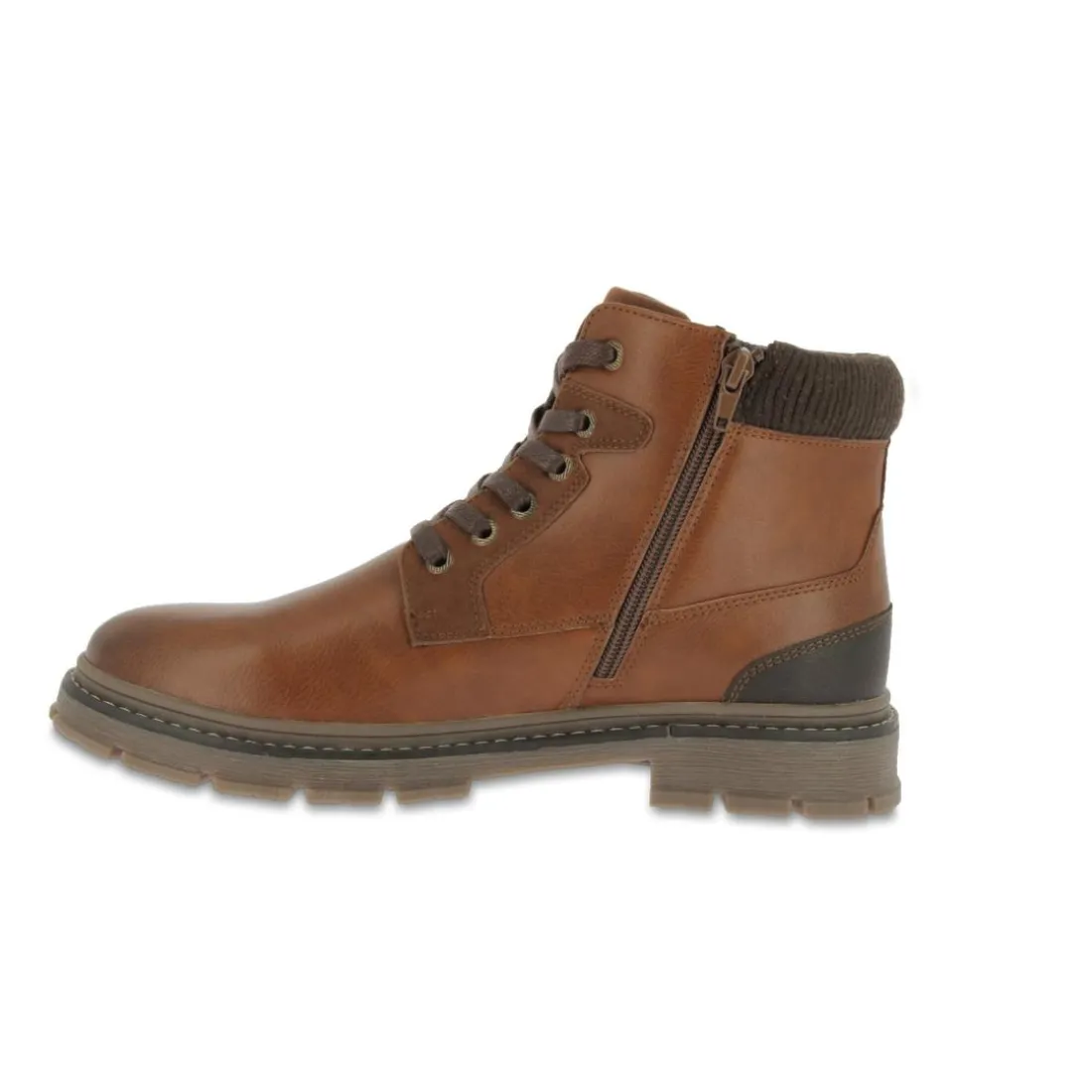 Bottines/boots homme tran FITRON terracotta