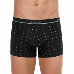 Boxer absorbant Sérénité noir en coton pour homme