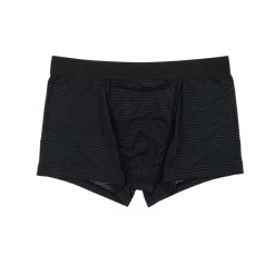 Boxer avec ouverture noir en viscose
