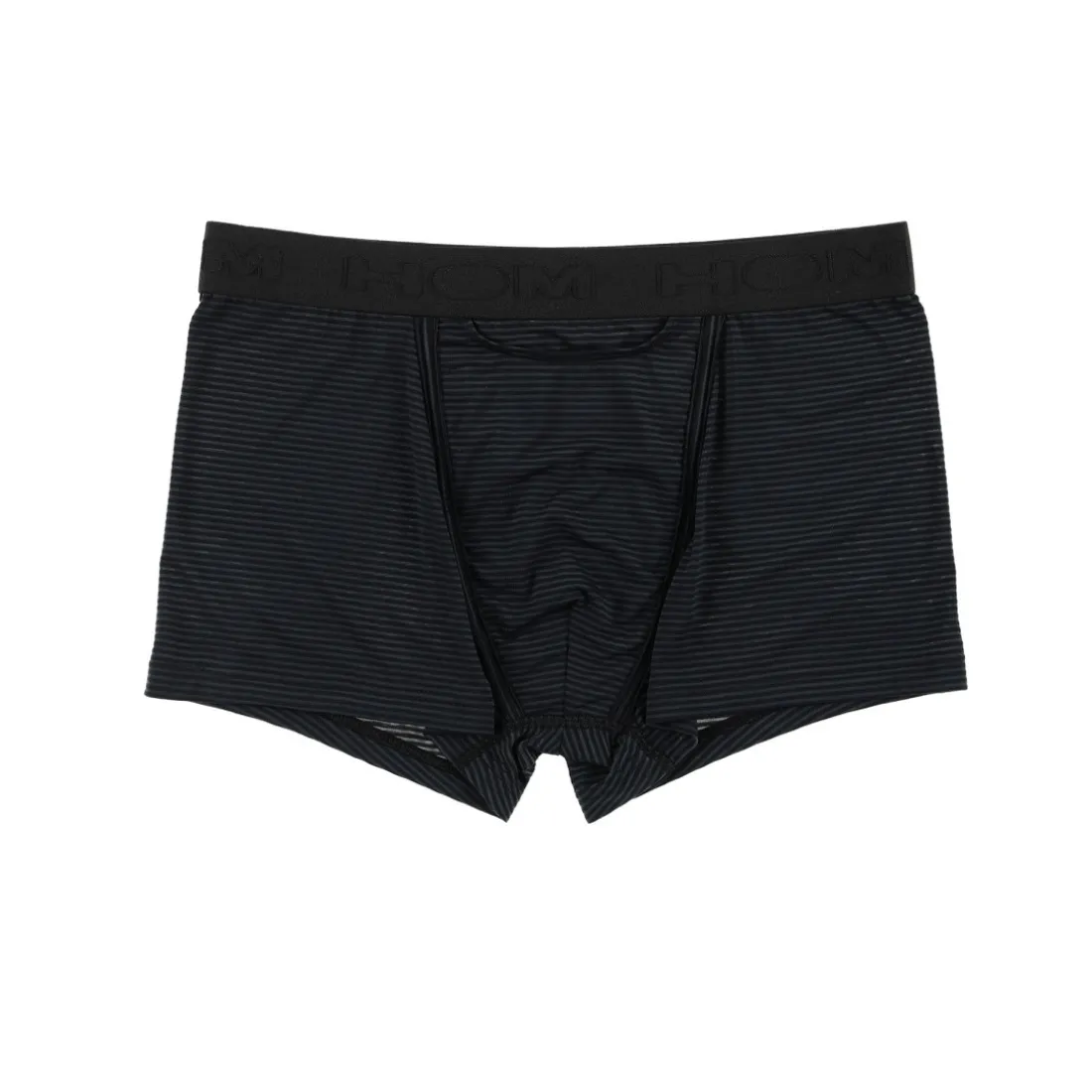 Boxer avec ouverture noir en viscose