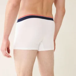 Boxer blanc en coton