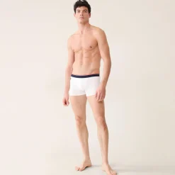 Boxer blanc en coton
