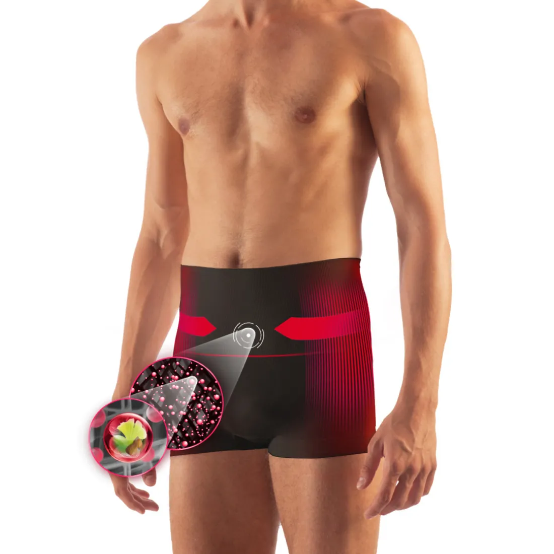 Boxer Ceinture sculptant Minceur homme Noir Lytess