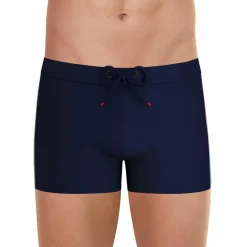 Boxer de bain homme fibres recyclées Fait en France bleu