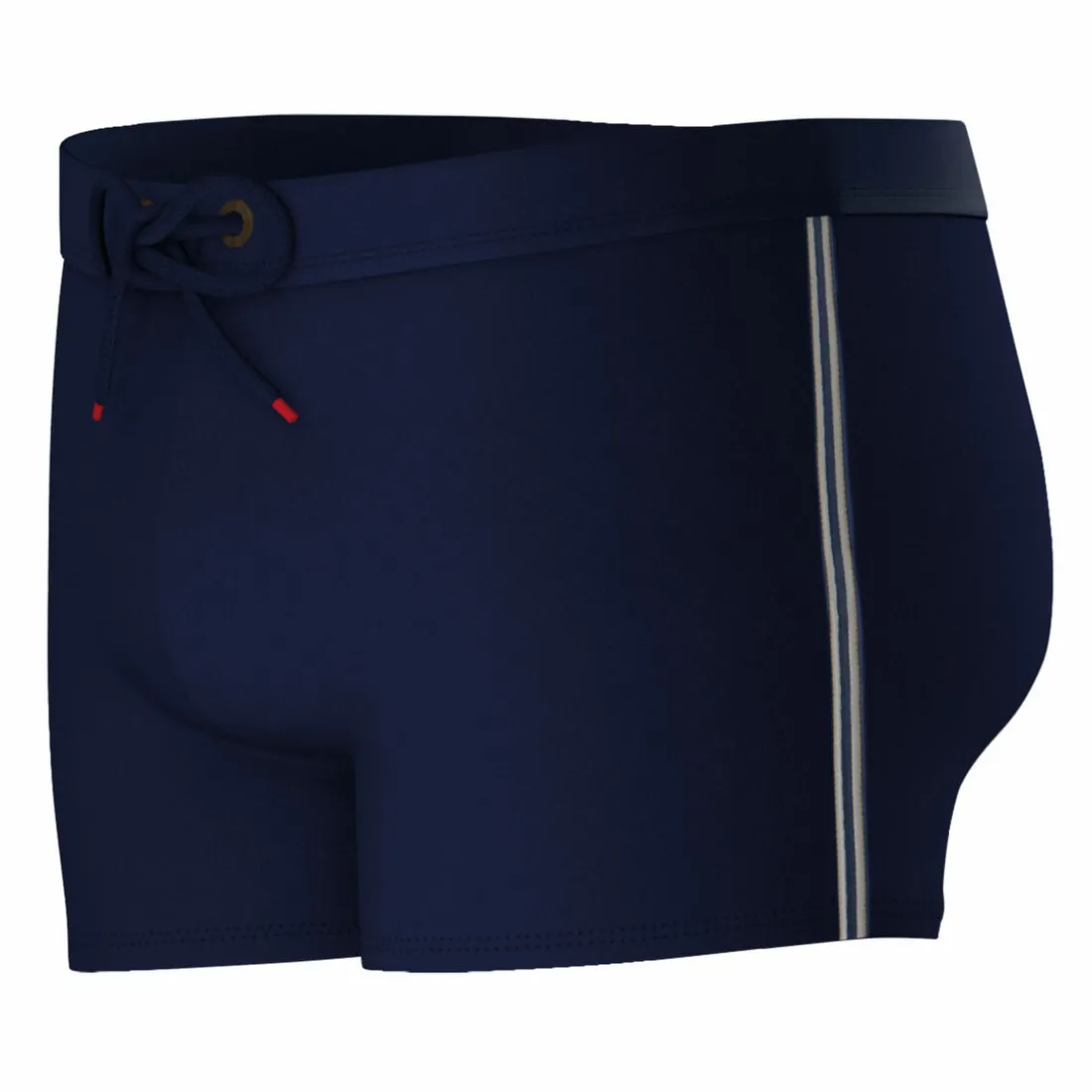 Boxer de bain homme fibres recyclées Fait en France bleu