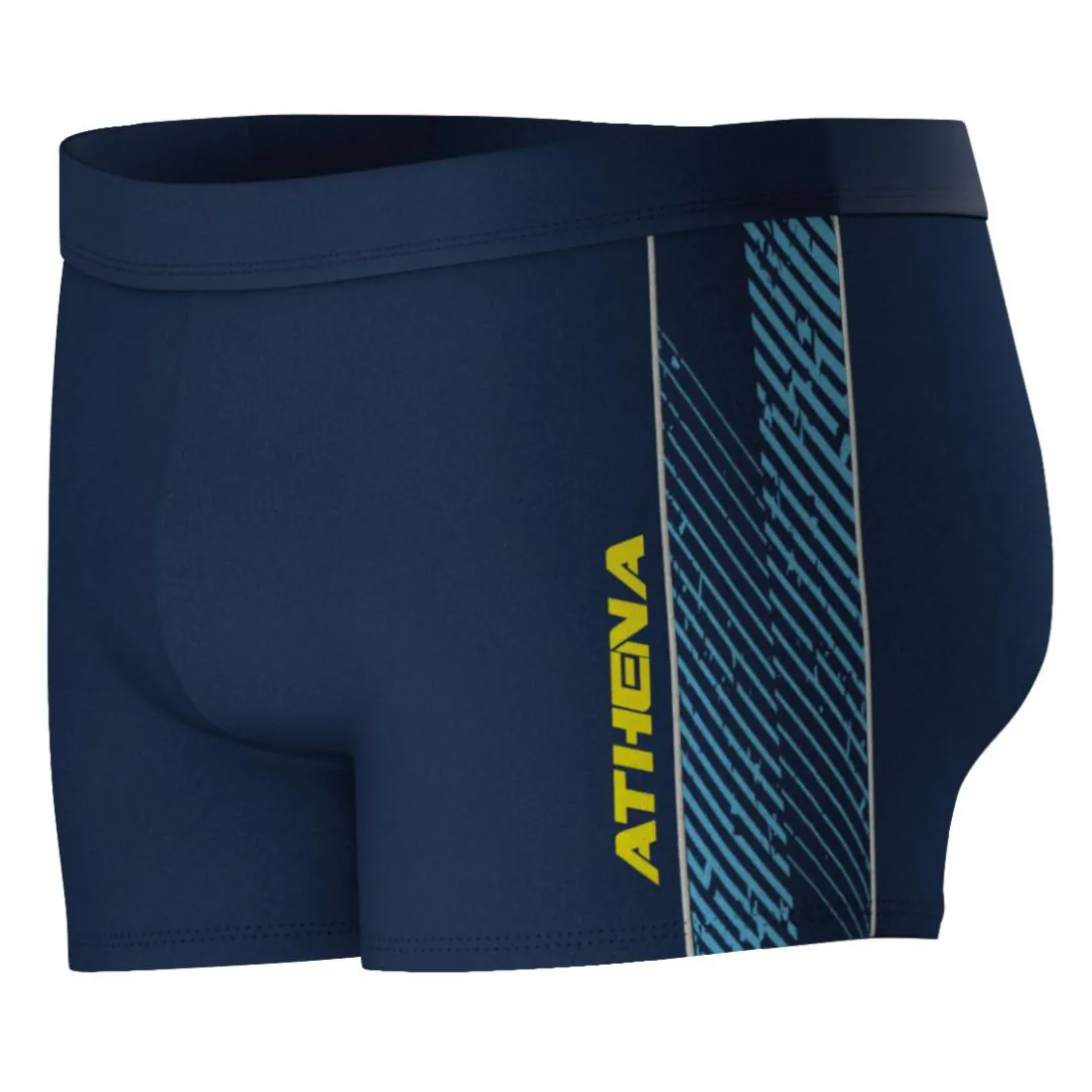 Boxer de bain homme Sport Construction Athena bleu