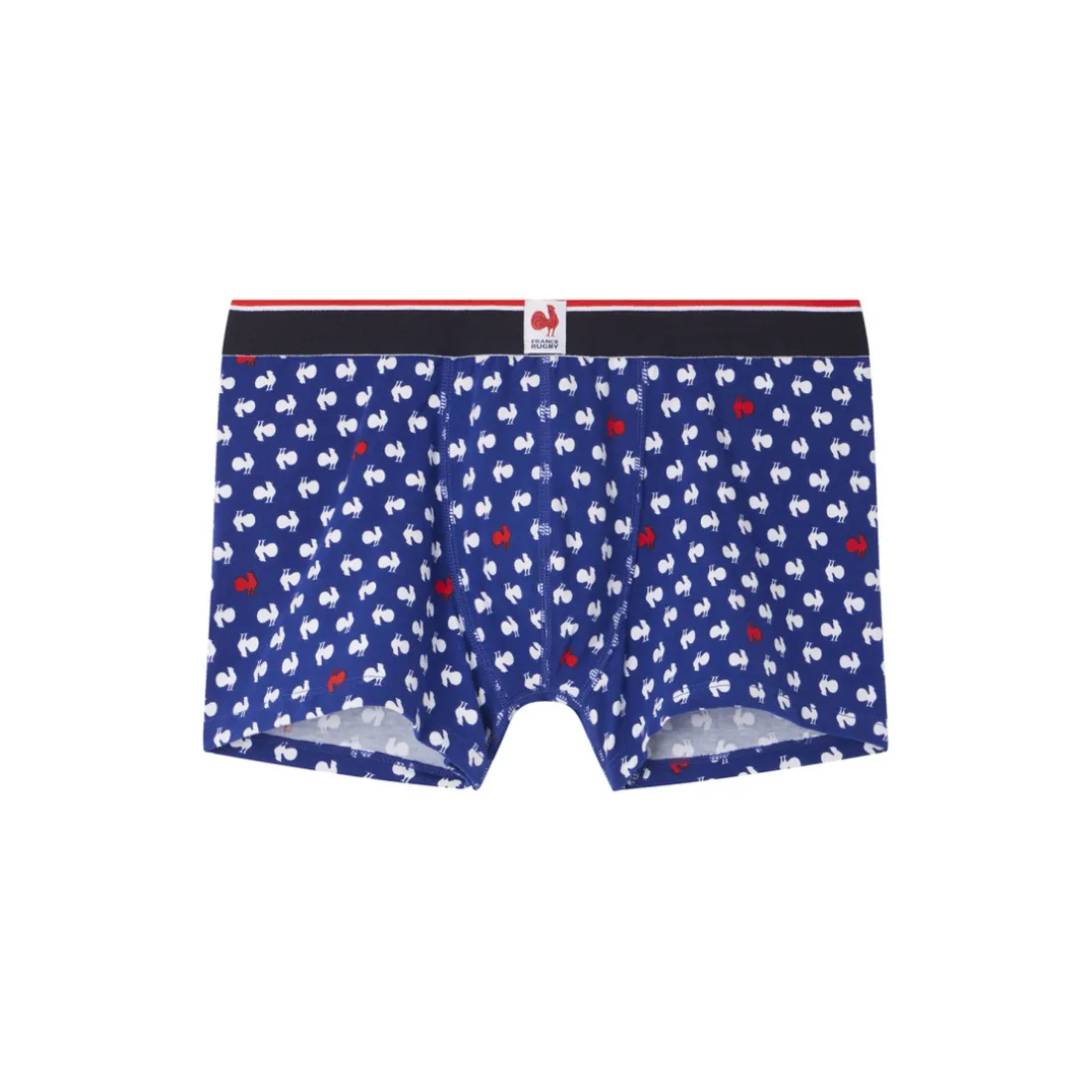Boxer en coton bleu