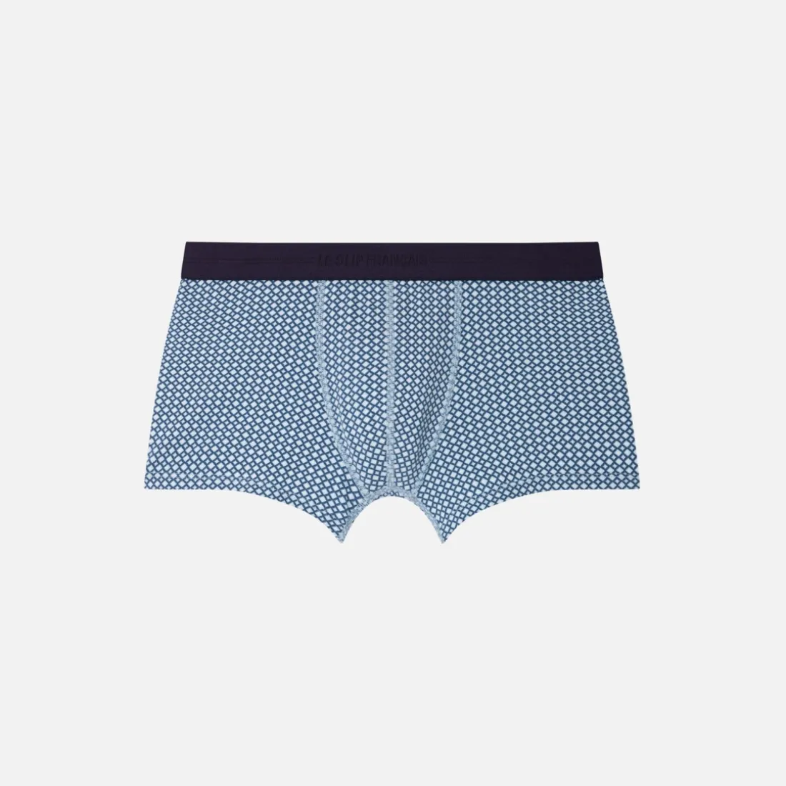 Boxer en coton gris;blanc