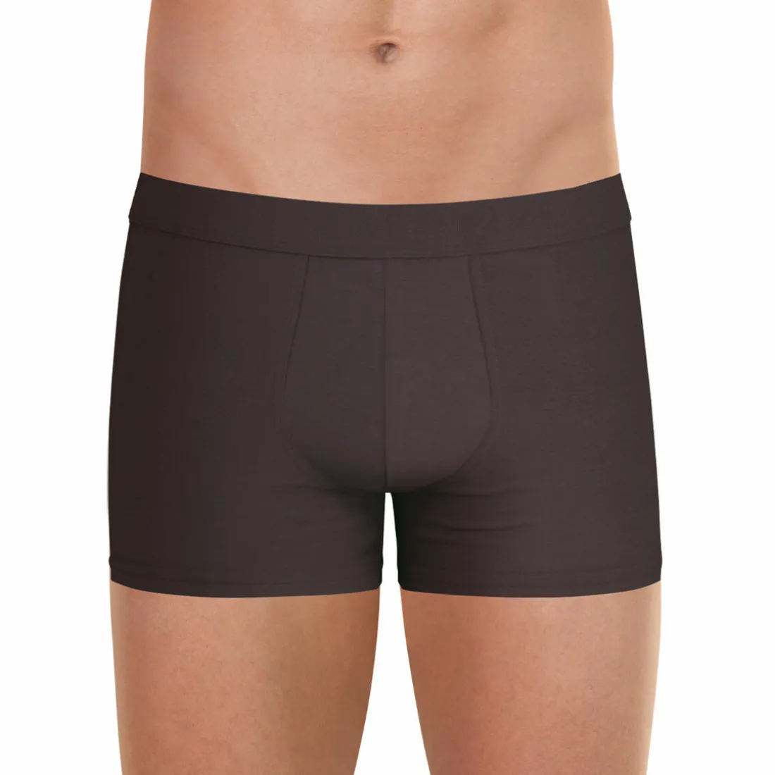 Boxer Fusion en coton brun pour homme