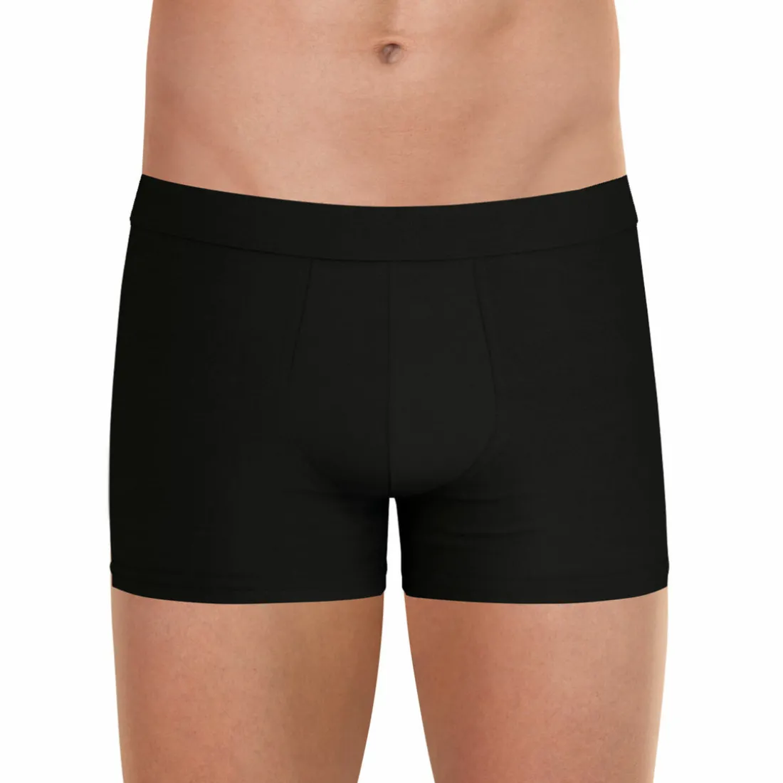 Boxer Fusion noir en coton pour homme