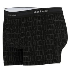 Boxer homme Tailor Eminence noir en coton