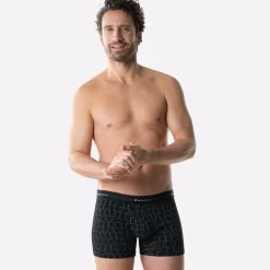 Boxer homme Tailor Eminence noir en coton