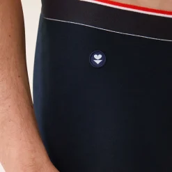 Boxer marine en coton