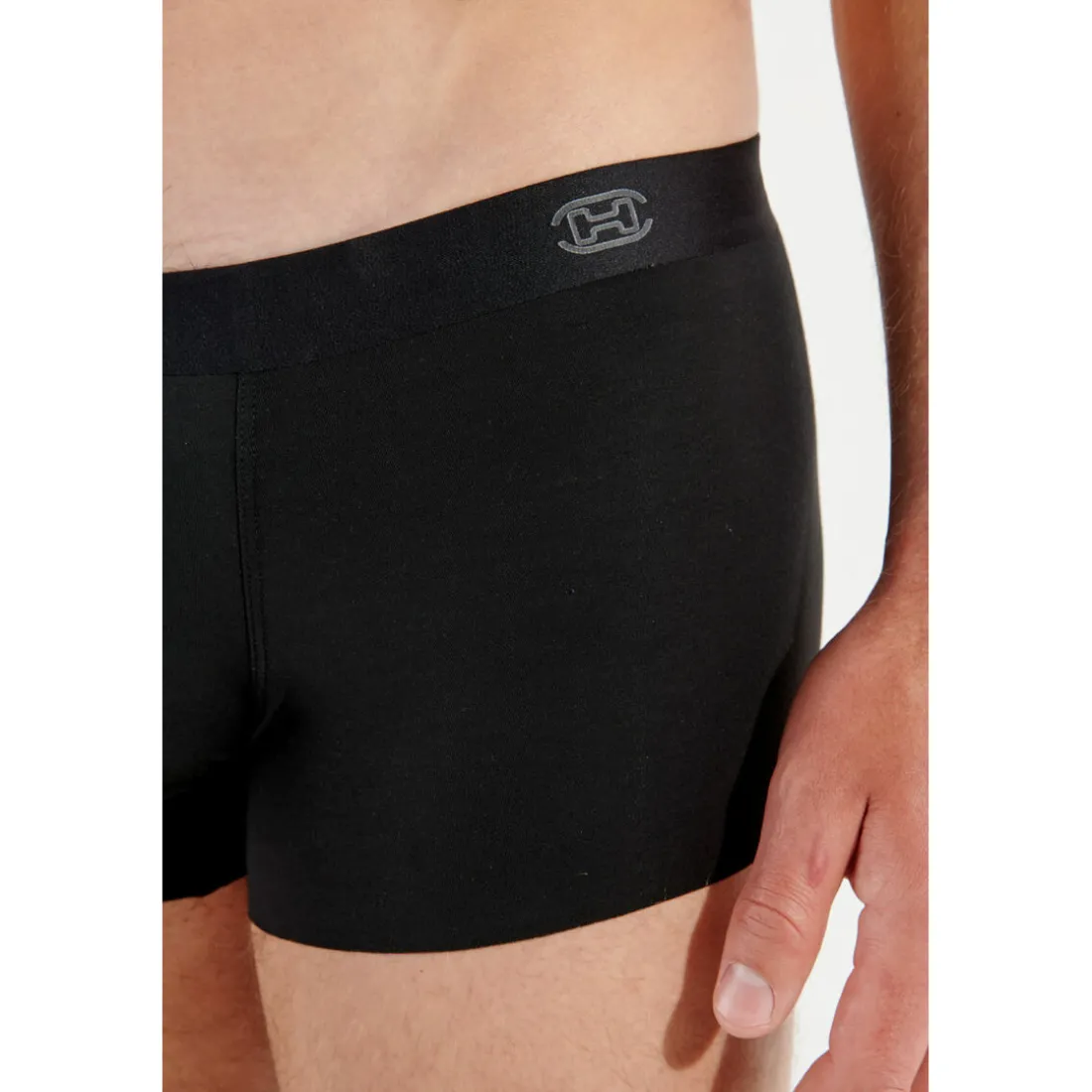 Boxer MODAL CLEAN CUT noir en viscose
