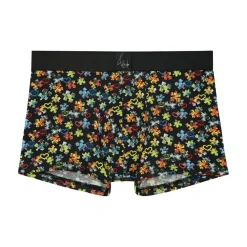 Boxer noir en coton de la collection PUZZLED LOVE