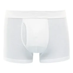Boxer ouvert Homme Coton Premium blanc