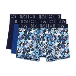 Boxer 3p ROCKY noir en coton
