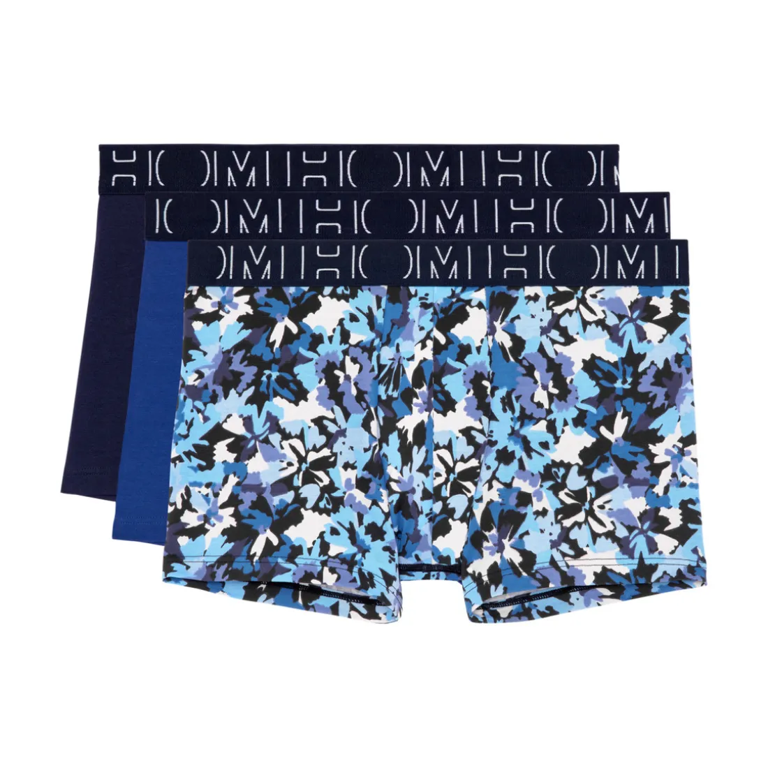 Boxer 3p ROCKY noir en coton