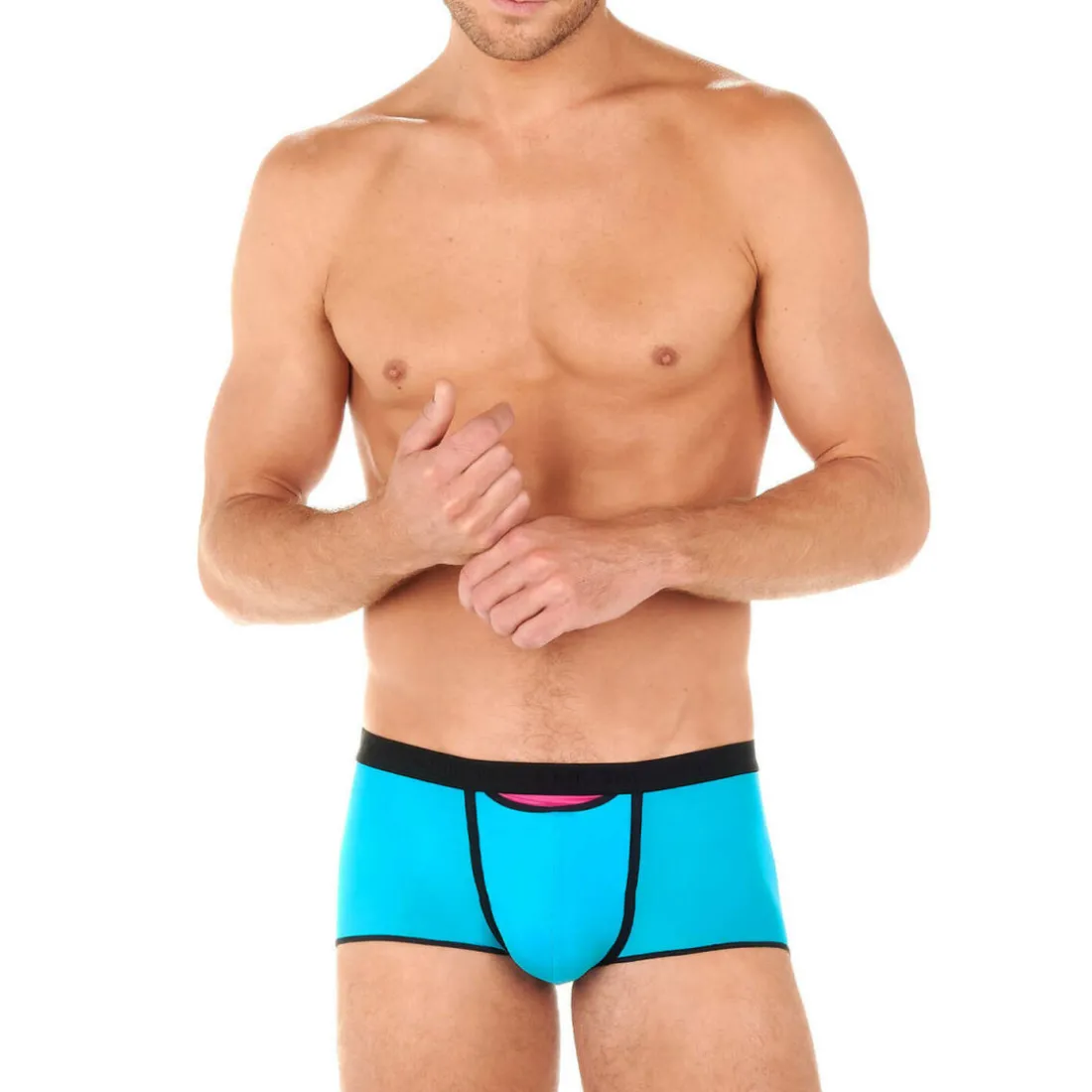 Boxer PLUME UP bleu