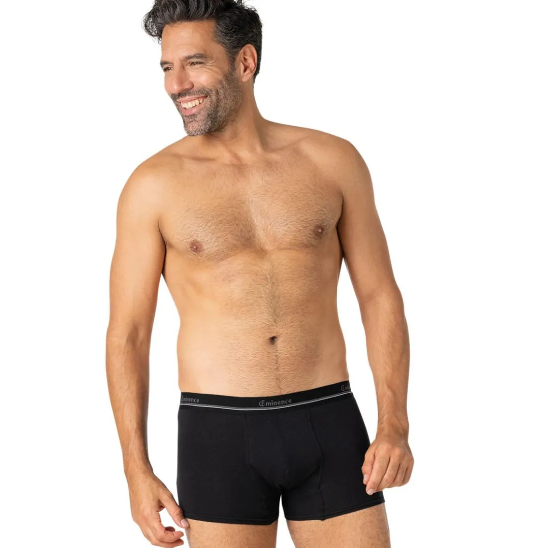 Boxer pour fuites urinaires homme Sérénité Eminence noir en coton