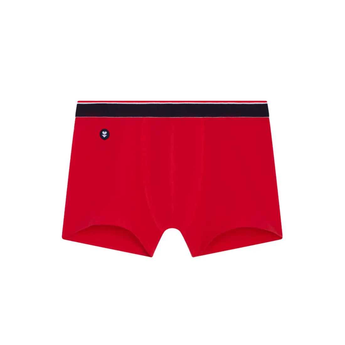 Boxer rouge en coton