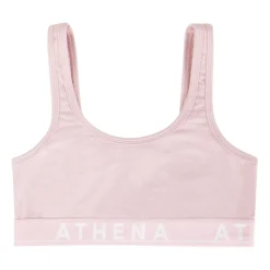 Brassière à bretelles larges fille Easy Color en coton rose